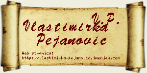 Vlastimirka Pejanović vizit kartica